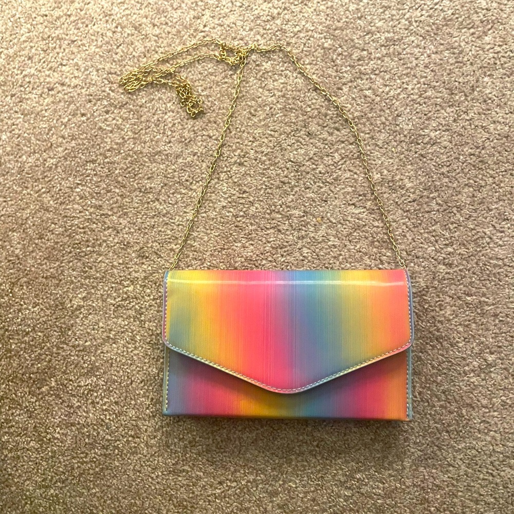 Steve Madden Rainbow Crossbody/Clutch